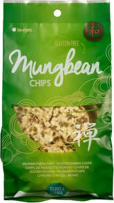 Chips de frijol mungo sin gluten BIO 50 g - TERRASANA